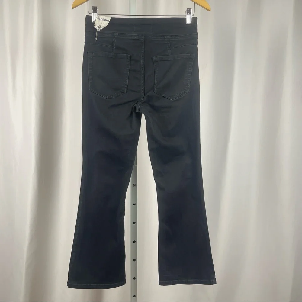 We The Free Small In My Feelings Cropped Slim Flare Jeans Boho Minimalist Retro
